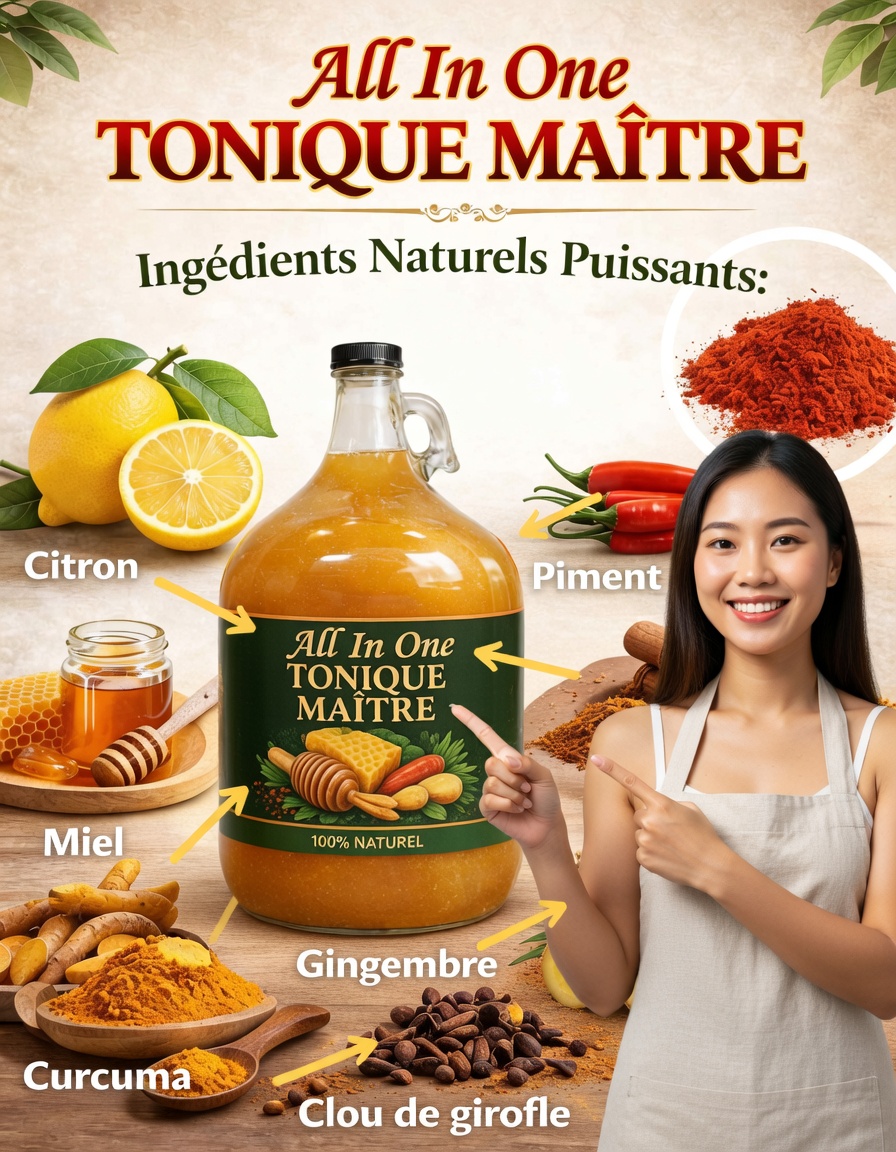 Shots de tonique maître tout-en-un Fire Cider avec mère de vinaigre de cidre de pomme, cannelle, clou de girofle, citron, gingembre, curcuma, poivre de Cayenne et miel