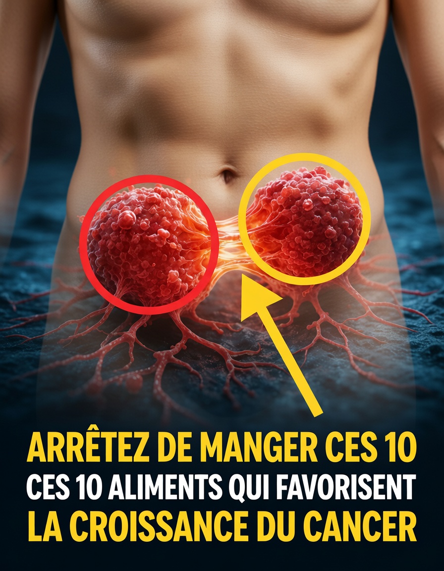 ARRÊTEZ DE MANGER CES 10 ALIMENTS QUI FAVORISENT LA CROISSANCE DU CANCER