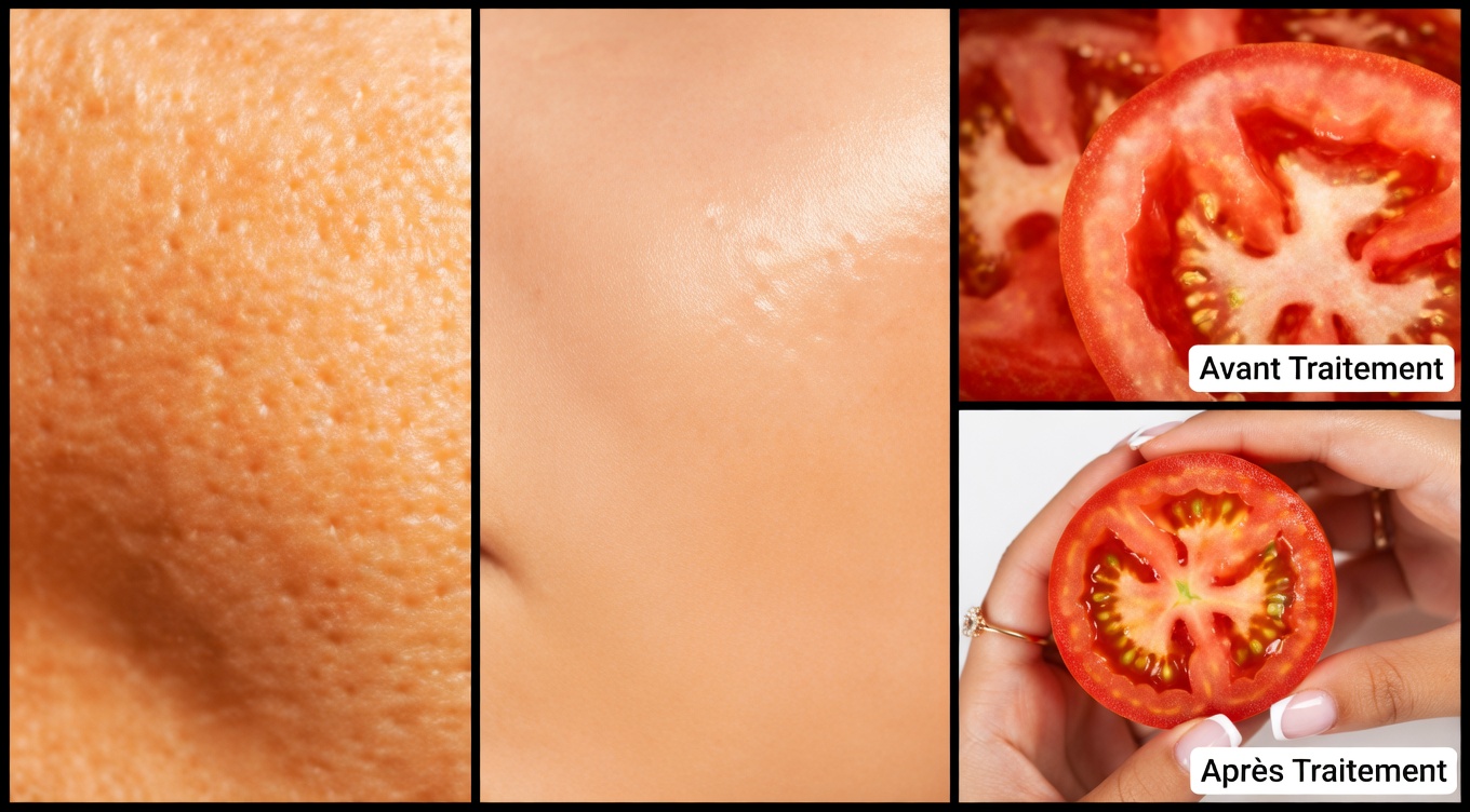 Obtenez une peau parfaite naturellement : le masque visage au dentifrice et à la tomate qui cible les pores dilatés, les taches sombres et les poils indésirables