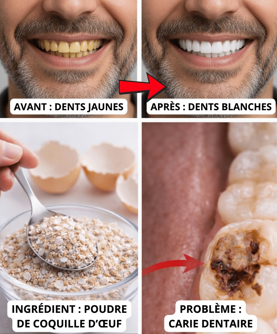 Poudre de coquille d’œuf et dentifrice : obtenez des dents sans tartre naturellement à la maison