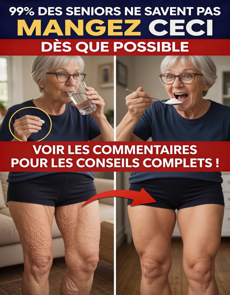 Vos jambes s’affaiblissent d’abord après 45 ans : 3 boissons faciles pour aider à soutenir la force et une mobilité stable