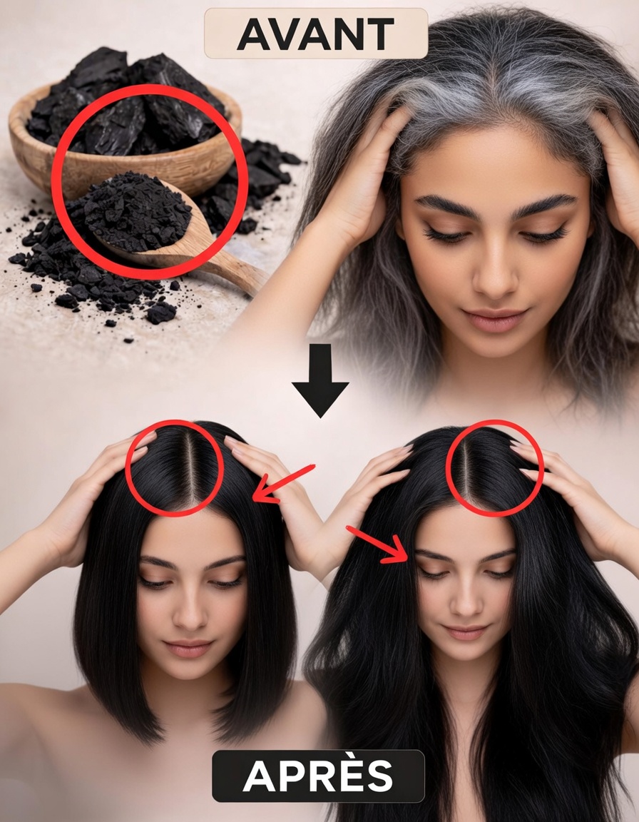 Peut-on transformer les cheveux gris en noirs avec du charbon naturel ? Décryptage de l’astuce virale