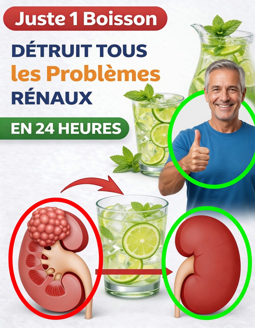 10 boissons matinales à connaître pour soutenir la santé des reins et éliminer naturellement les toxines après 45 ans