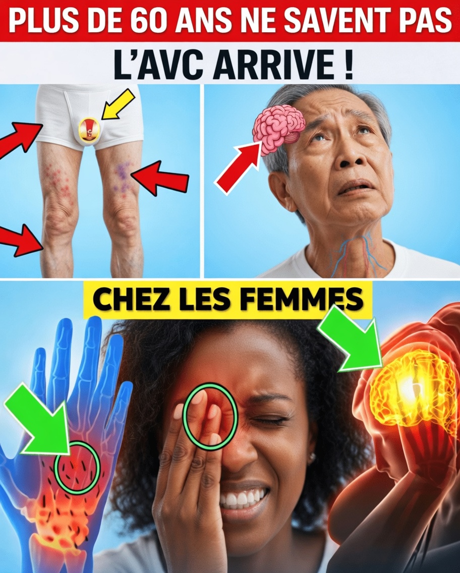 10 signes au niveau des jambes qui peuvent annoncer un AVC chez les femmes de plus de 60 ans – Ne manquez pas le signe n°7