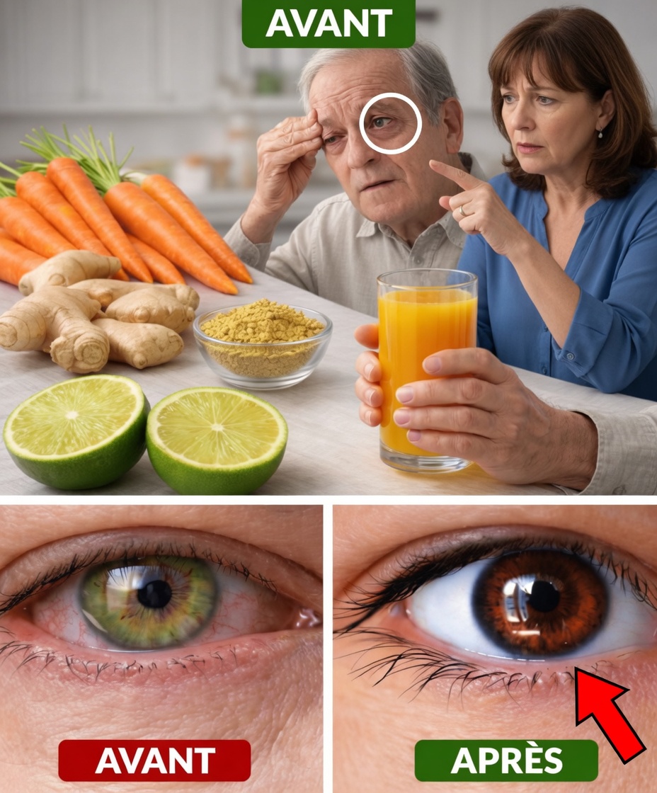 Buvez du gingembre, de la carotte et du citron chaque matin – vos yeux vous remercieront d’une manière que vous n’auriez jamais imaginée