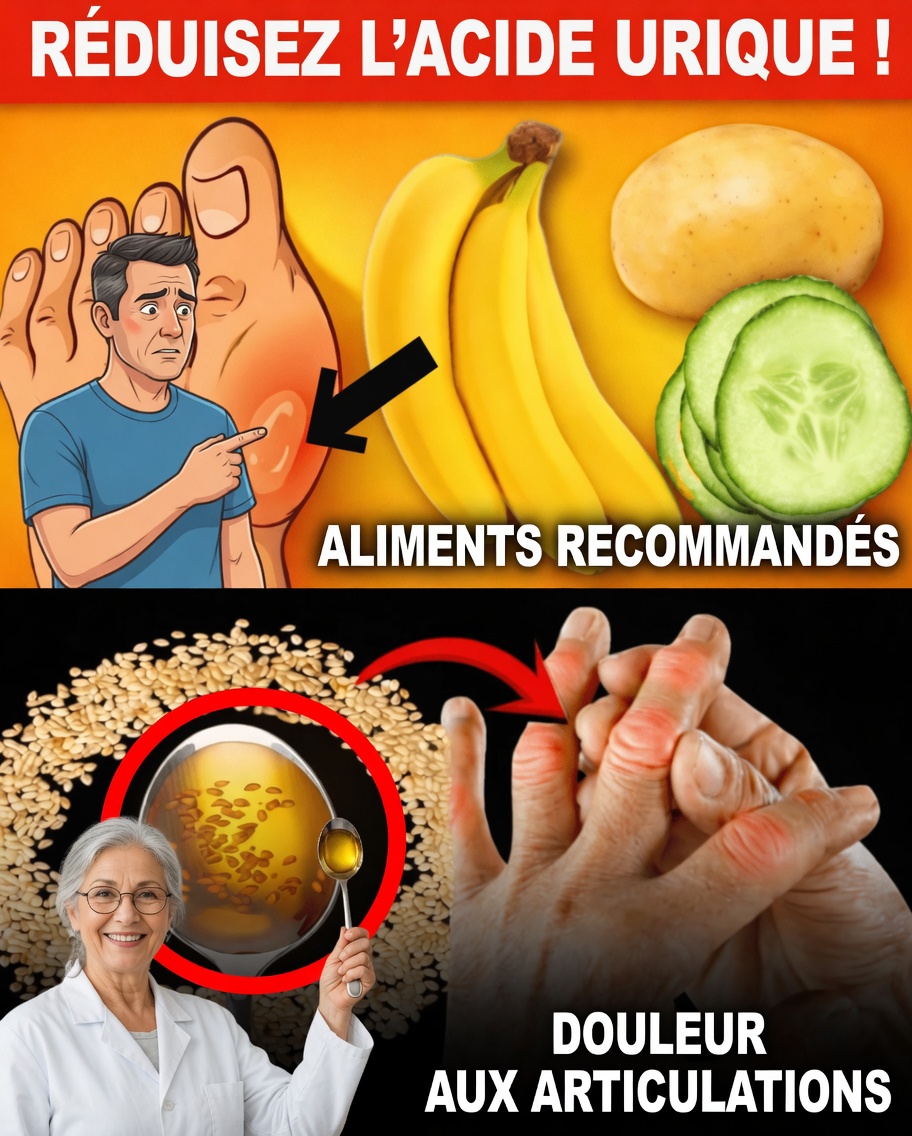 Découvrez les 8 meilleurs aliments qui aident à réguler naturellement l’acide urique pour un confort articulaire durable