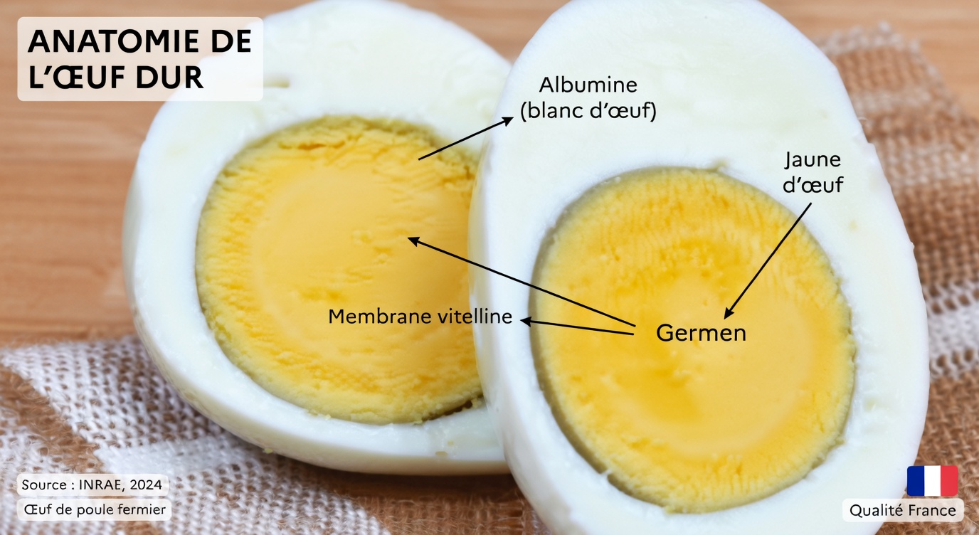 Pourquoi les œufs durs ont-ils un anneau vert autour du jaune ? Explication scientifique et conseils simples pour l’éviter