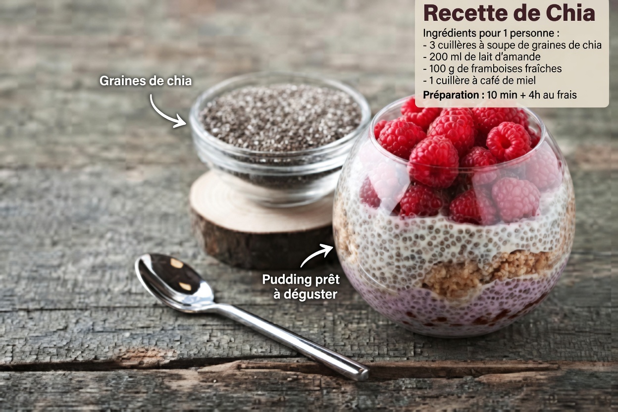 Libérez le pouvoir nocturne des graines de chia : un minuscule superaliment aux grands bienfaits