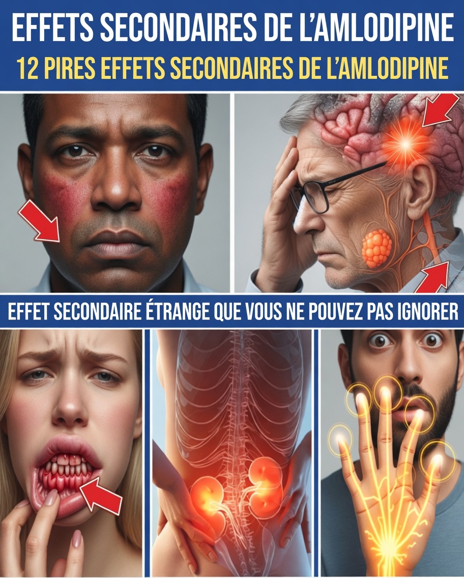 Effets secondaires de l’amlodipine : ce qu’ils signifient vraiment et des étapes simples pour réduire l’inconfort