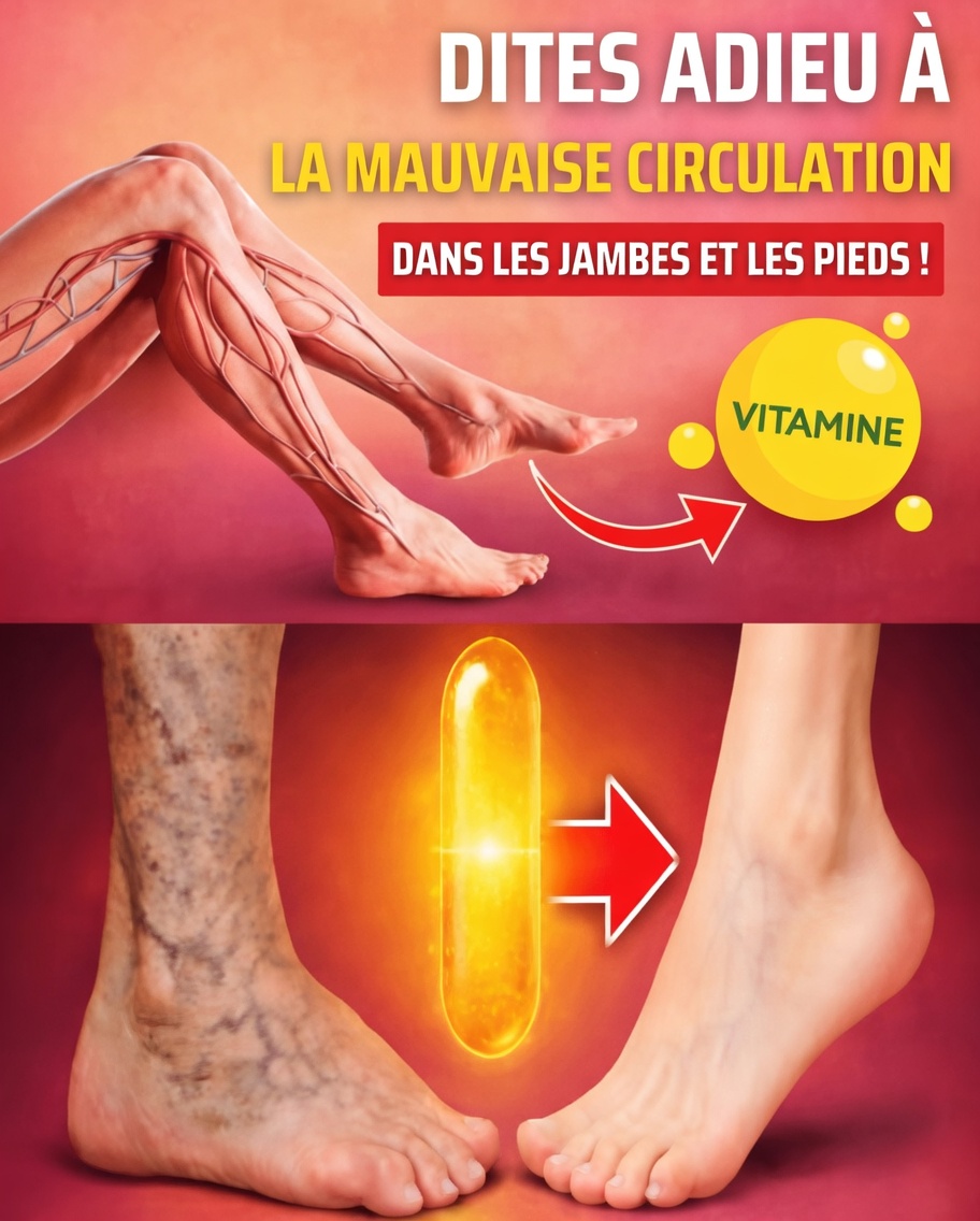Une vitamine qui peut aider à favoriser naturellement une meilleure circulation dans les jambes et les pieds
