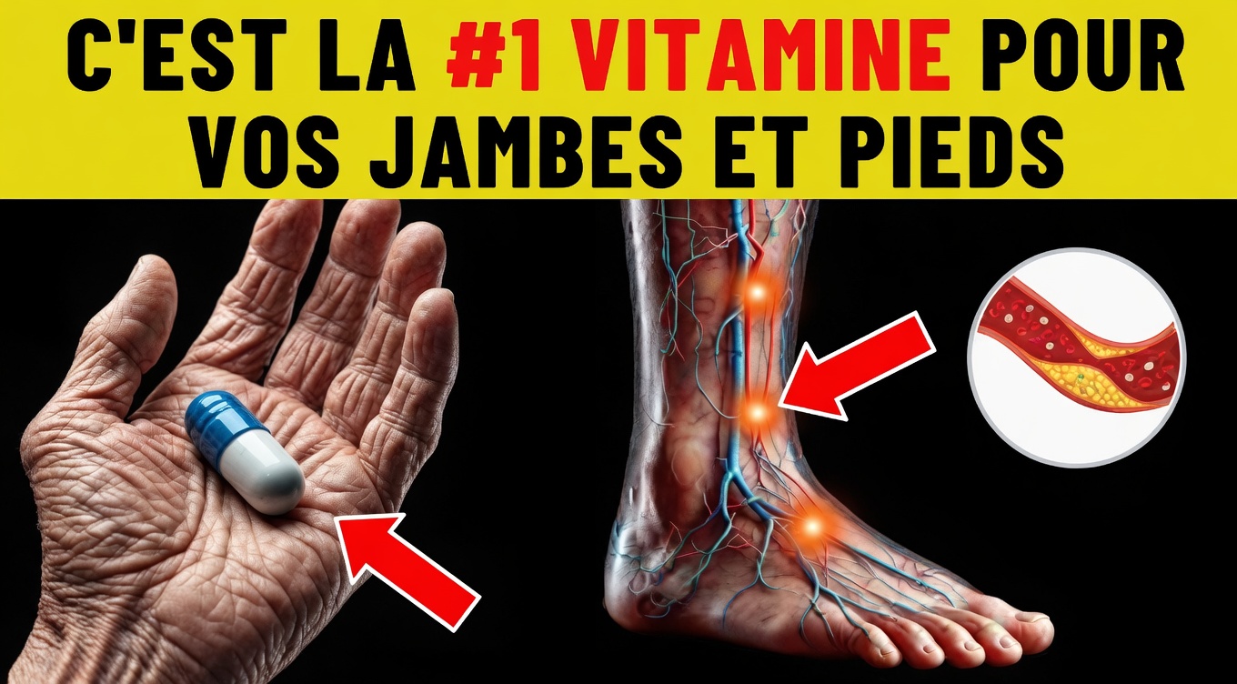 Une vitamine qui peut aider à favoriser naturellement une meilleure circulation dans les jambes et les pieds
