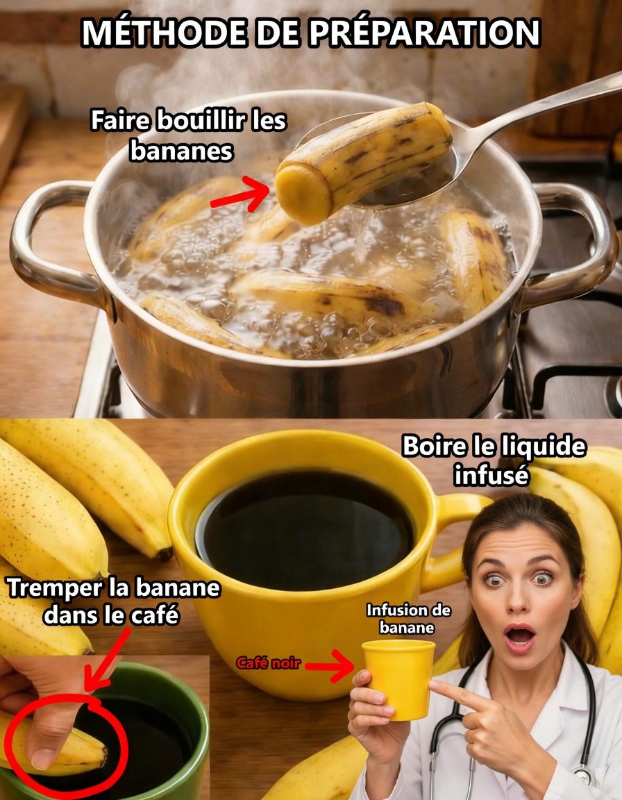 Que se passe-t-il dans votre corps quand vous faites bouillir 2 bananes avant de dormir (vous n’allez pas croire le n°1)