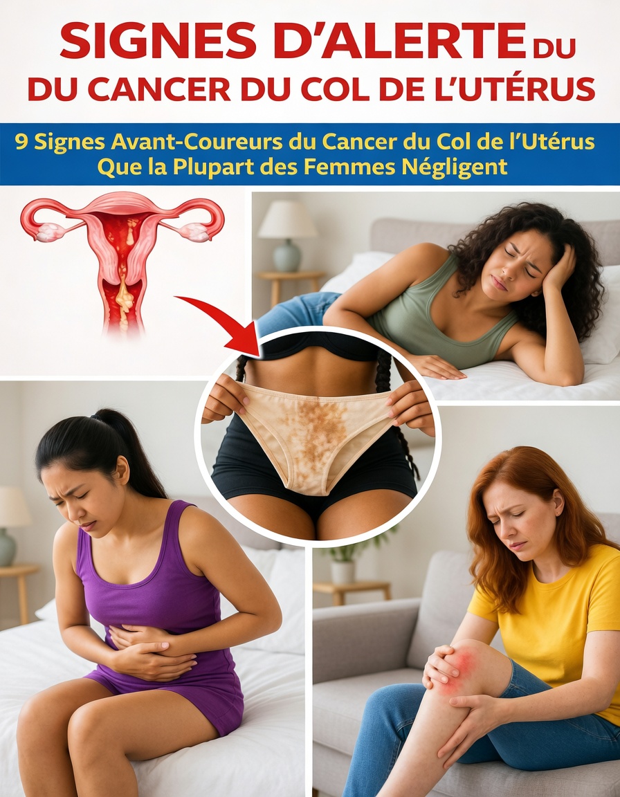 9 signes avant-coureurs précoces du cancer du col de l’utérus que la plupart des femmes négligent — et pourquoi agir maintenant sauve des vies
