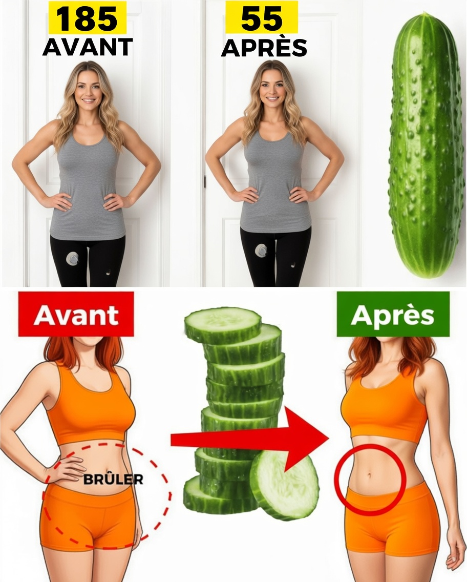 Comment perdre du poids avec le concombre ! Recette matinale simple et rapide