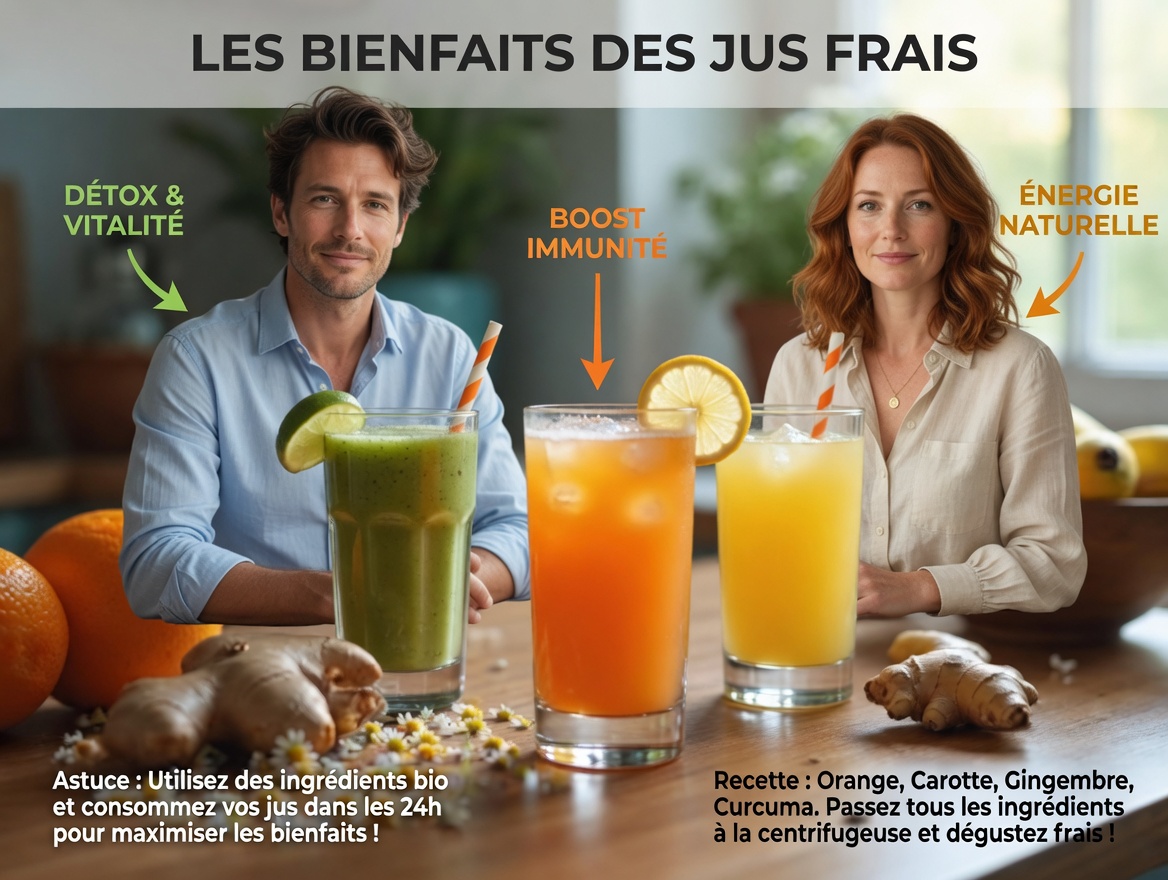 7 jus du matin qui soutiennent l’équilibre naturel de votre corps chaque jour