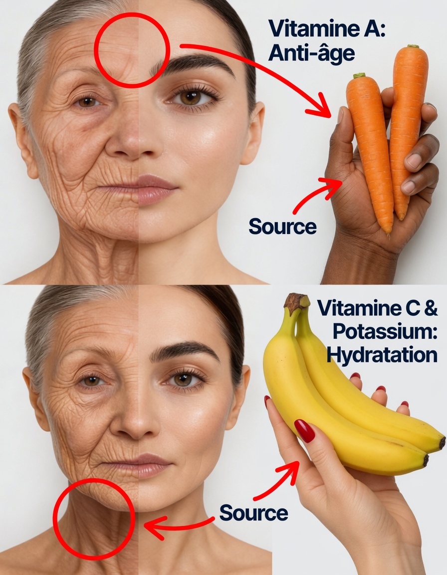 Rayonnez comme jamais auparavant : le masque visage à la banane et à la carotte qui défie le vieillissement