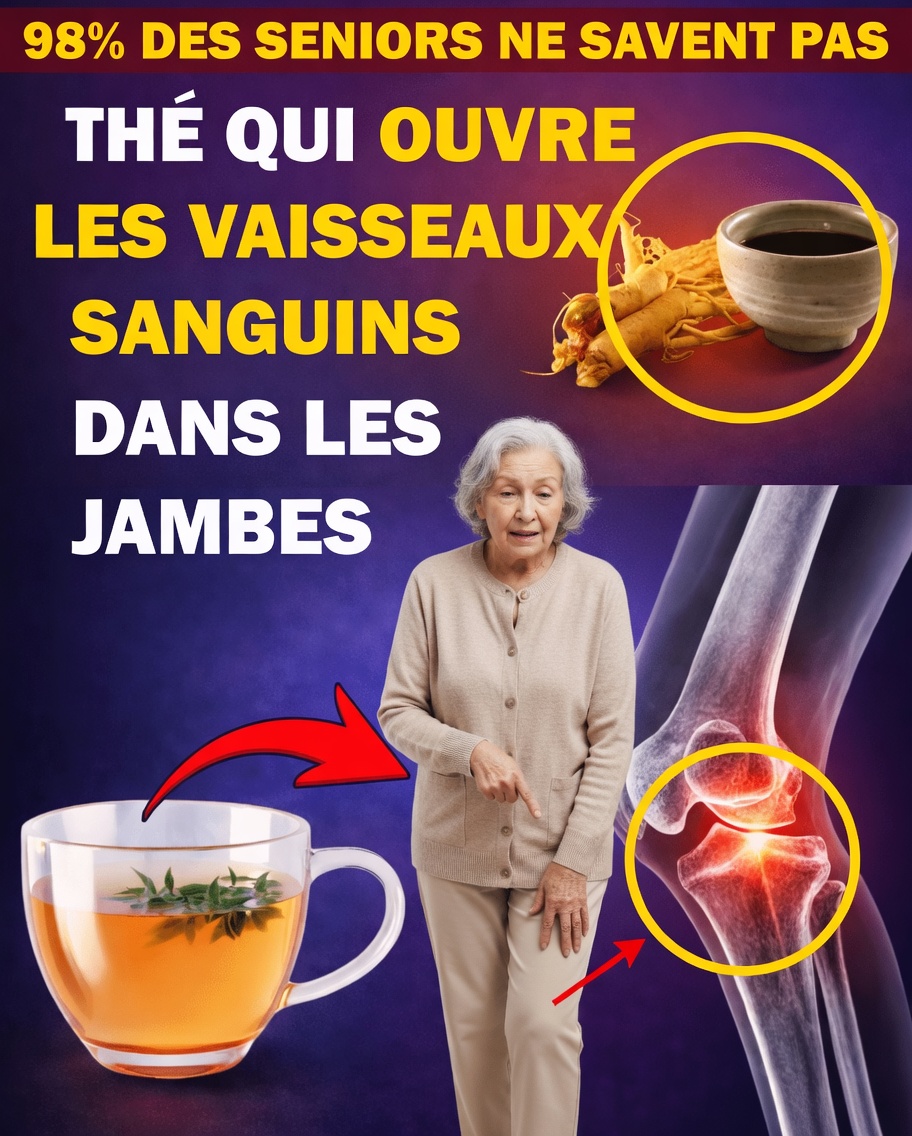 Plus de 60 ans ? Découvrez 3 thés simples qui pourraient aider à renforcer vos jambes et à faciliter vos mouvements !