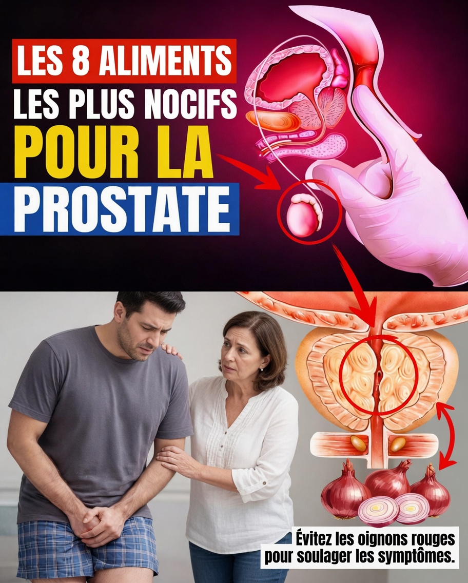 8 aliments courants susceptibles d’augmenter les problèmes de prostate (les limiter pourrait favoriser une meilleure santé)