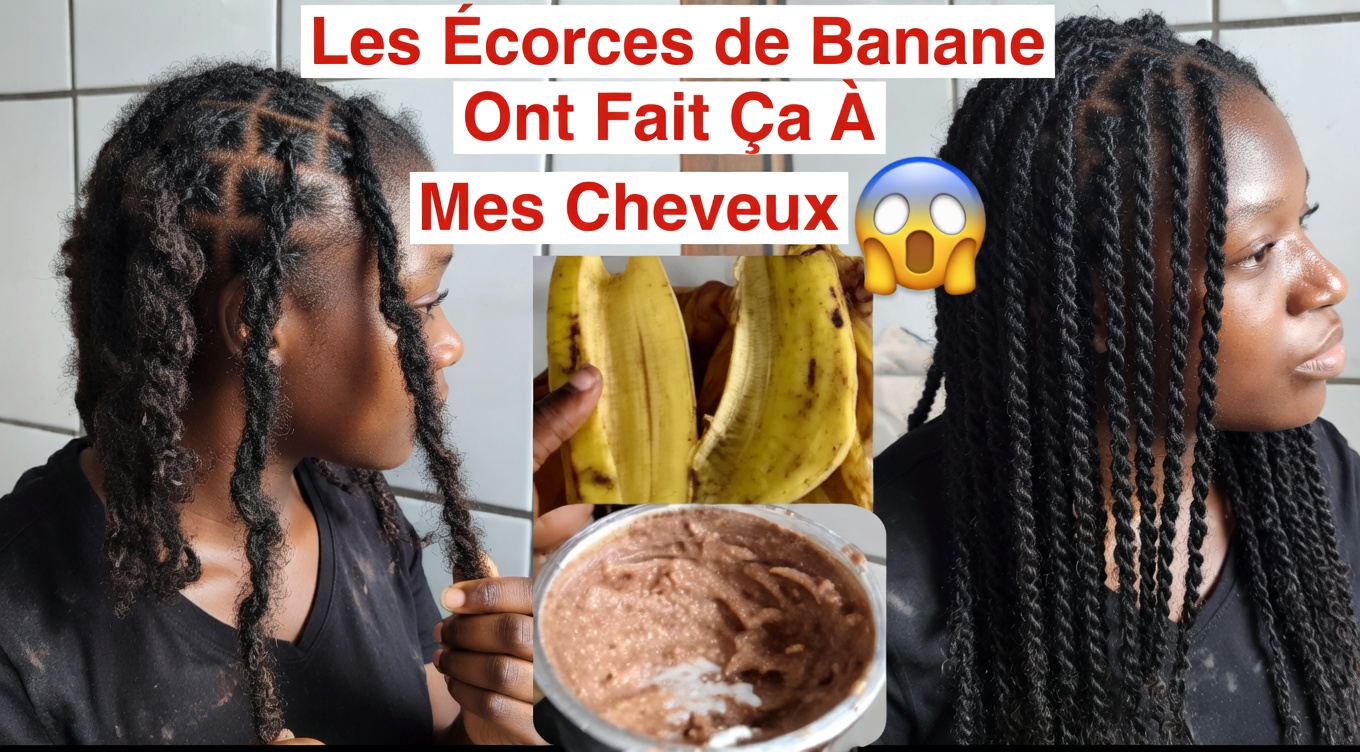 Libérez le potentiel caché des peaux de banane pour des cheveux plus sains et plus forts, à l’apparence renforcée