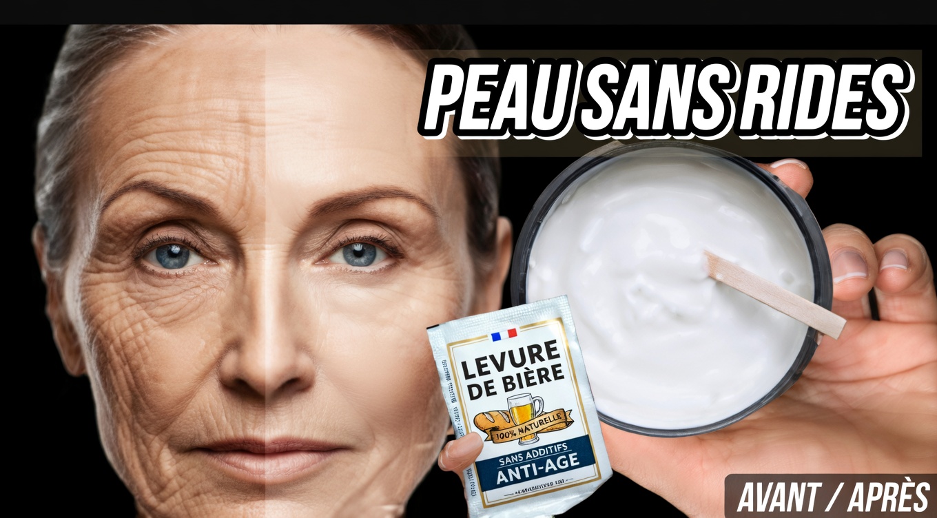 La levure et le yaourt éliminent toutes les rides en 3 minutes, même à 70 ans