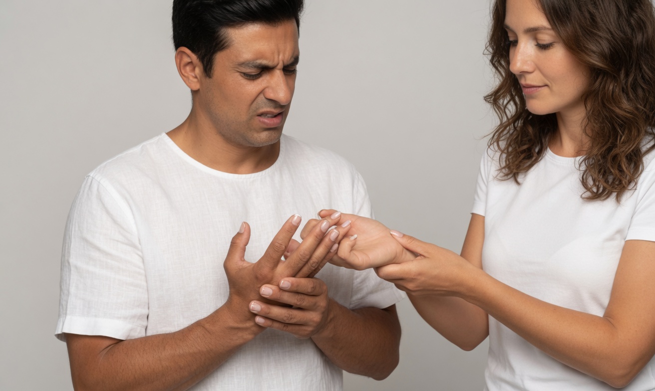 Ma grand-mère a développé cette étrange grosseur au poignet du jour au lendemain. Qu’est-ce que cela pourrait être ? Je suis inquiet/inquiète car cela a l’air anormal.