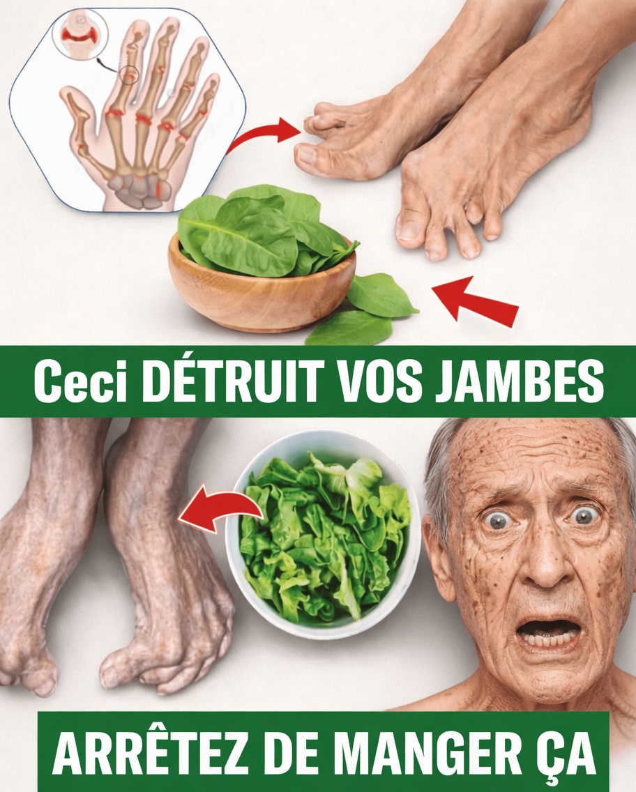 Avis aux seniors : 15 aliments du quotidien susceptibles de contribuer à l’engourdissement et aux picotements dans vos pieds