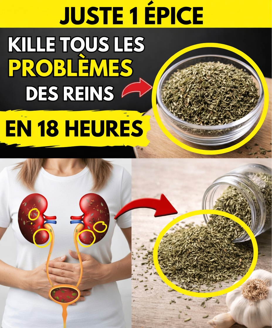 Top 5 des épices qui éliminent rapidement les toxines et guérissent naturellement vos reins !