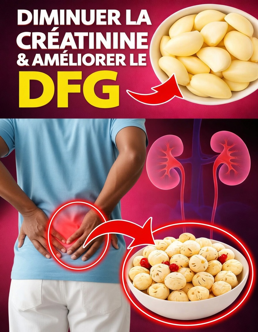 Top 5 des aliments bons pour les reins pour diminuer la créatinine et améliorer le DFG – Vos reins vous remercieront dès le 7e jour