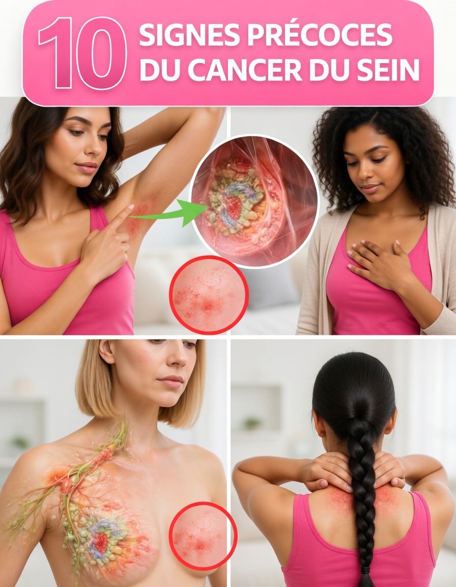 10 Signes d’alerte et symptômes importants du cancer du sein que chaque femme et chaque homme devraient connaître