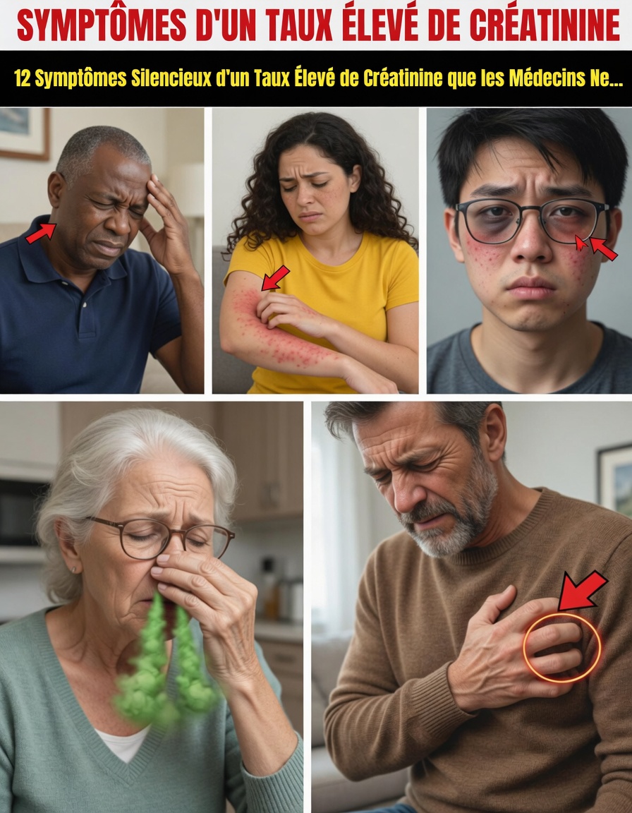 12 symptômes silencieux d’un taux élevé de créatinine qui pourraient vous avertir de problèmes rénaux – la plupart des gens les ignorent jusqu’à ce qu’il soit trop tard