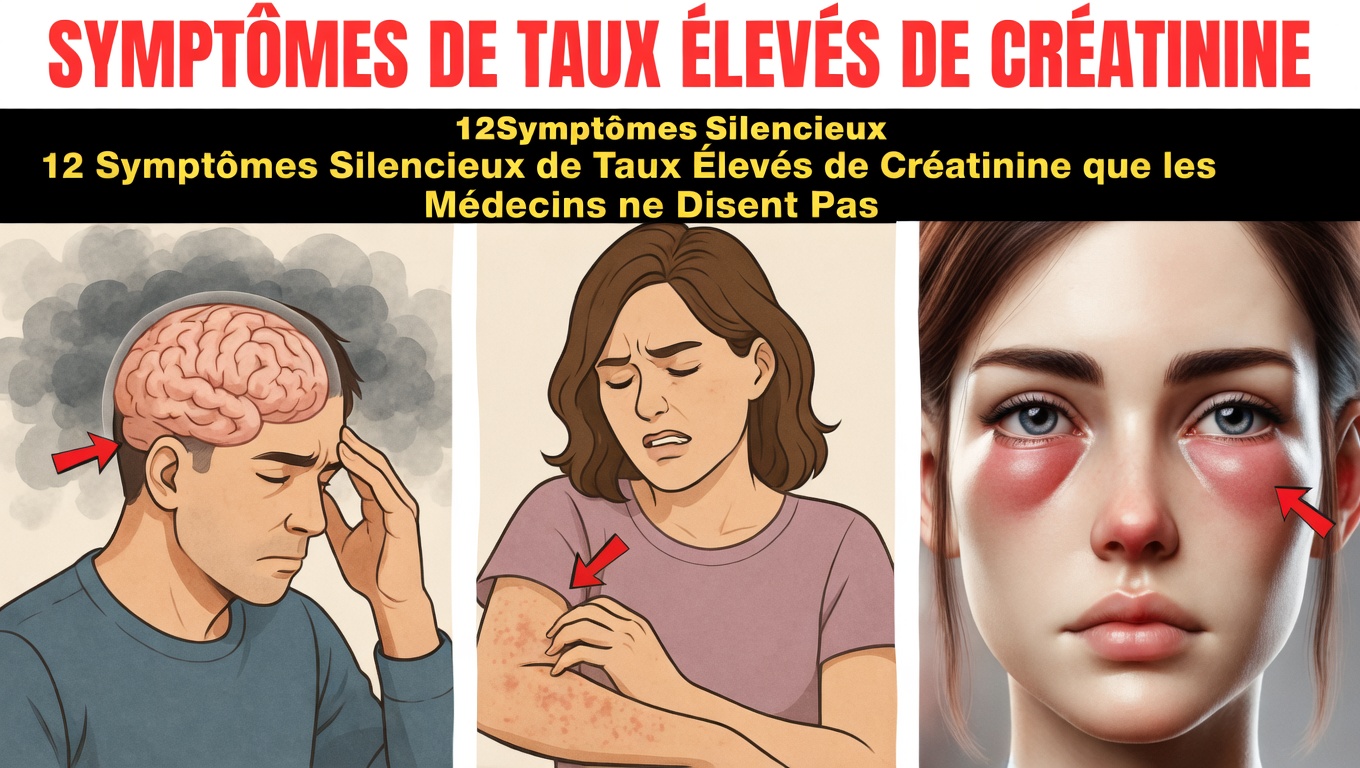 12 symptômes silencieux d’un taux élevé de créatinine qui pourraient vous avertir de problèmes rénaux – la plupart des gens les ignorent jusqu’à ce qu’il soit trop tard