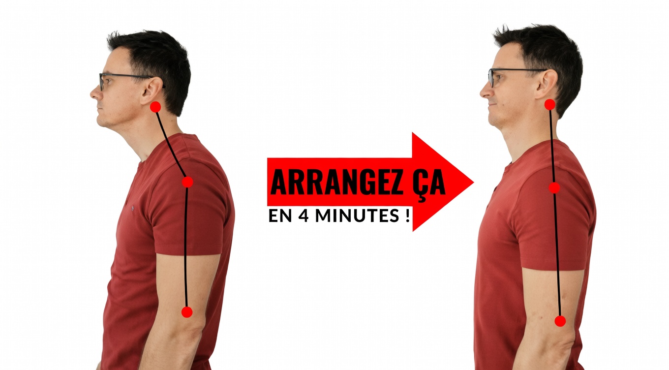Comment soutenir en douceur l’amélioration de la posture avec une routine quotidienne de 4 minutes pour la posture de la tête en avant après 60 ans