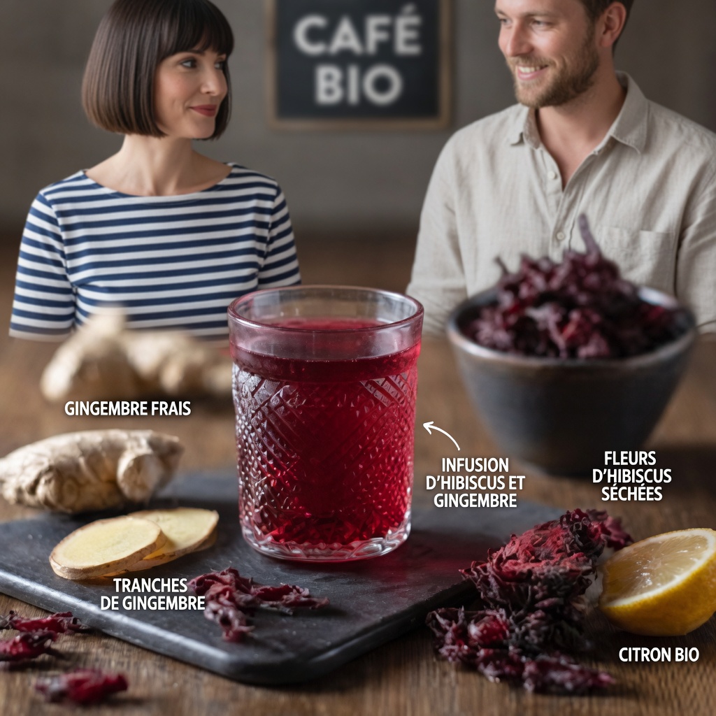 Gingembre, feuilles de laurier et hibiscus : une boisson aux herbes rafraîchissante pour le bien-être au quotidien – le rituel quotidien qui apaise la digestion, calme l’inflammation et stimule la vitalité