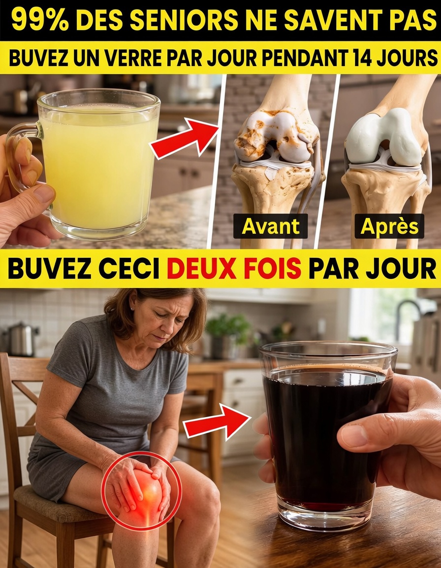 Le soulagement des douleurs au genou commence avec cette boisson puissante (à essayer absolument pour les seniors !)
