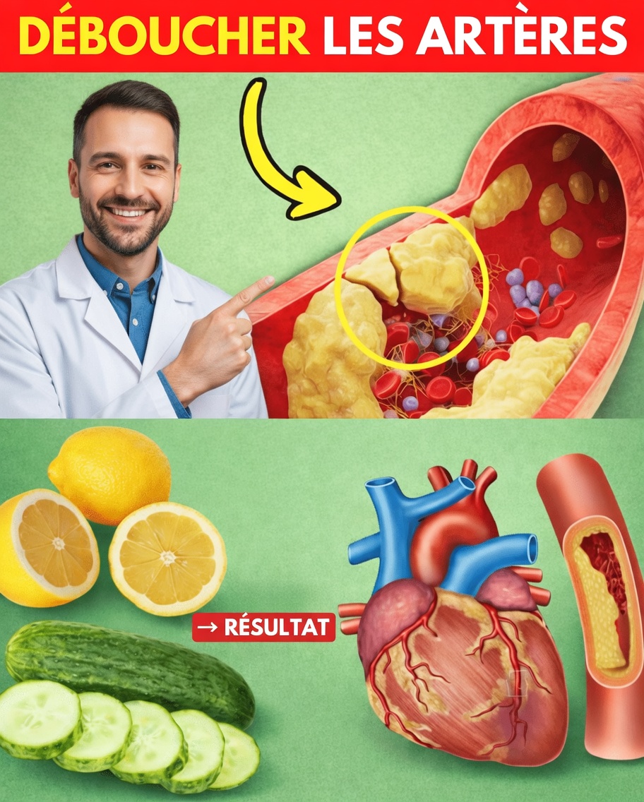 Plus de 60 ans ? Cette boisson de cuisine à 2 ingrédients débouche les artères en 7 jours