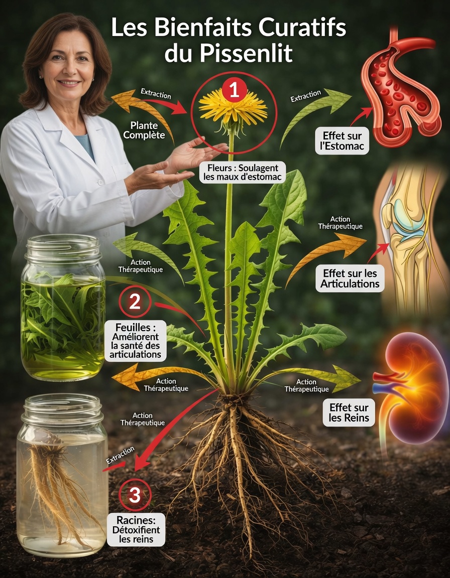Découvrez l’or du jardin : le pouvoir caché du pissenlit – Le superaliment négligé qui pourrait transformer votre santé