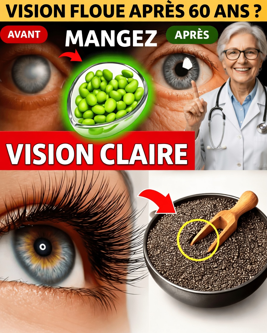 Plus de 60 ans ? Mangez CES 3 aliments pour vous protéger du glaucome | Retrouver une vision limpide comme du cristal