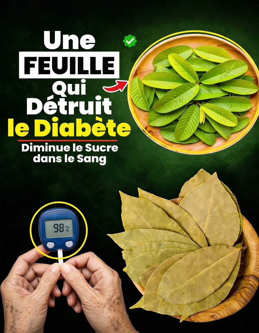 1 feuille qui fait baisser la glycémie, fait fondre la graisse et nettoie les artères RAPIDEMENT – la science choquante derrière le concentré de puissance caché de la nature