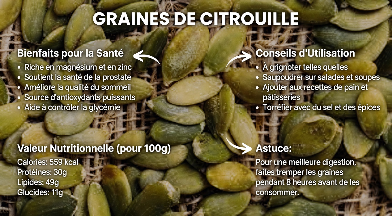 Que se passe-t-il dans votre corps lorsque vous mangez des graines de courge tous les jours pendant un mois ?