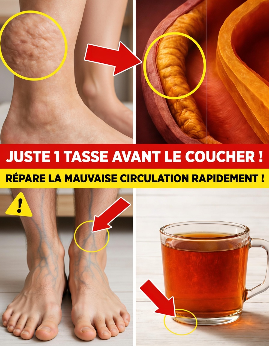 Seniors : une tasse de cette boisson rouge rubis redonne des jambes chaudes et sans picotements en seulement 24 heures
