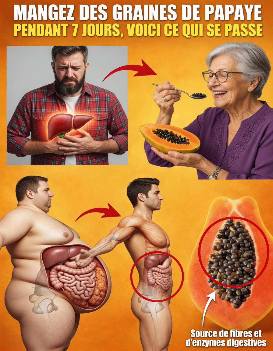 Graines de papaye : mangez-en chaque jour pendant 7 jours et observez cette transformation surprenante se produire (confirmée par la science)