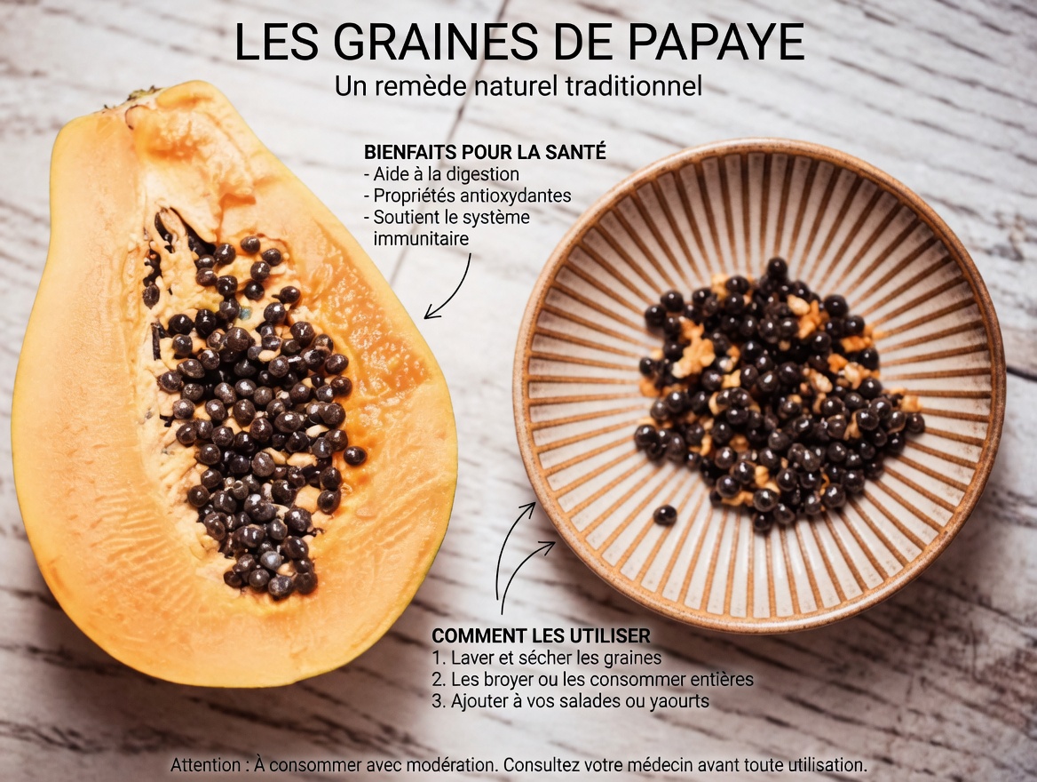 Graines de papaye : mangez-en chaque jour pendant 7 jours et observez cette transformation surprenante se produire (confirmée par la science)