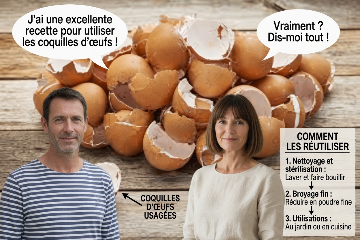 Quand votre genou perd du collagène, les coquilles d’œufs sont une bouée de sauvetage. Recette dans le premier commentaire.