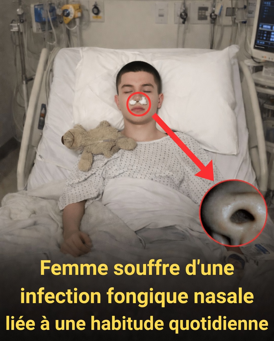 Une femme souffre d’une infection fongique nasale liée à une habitude quotidienne