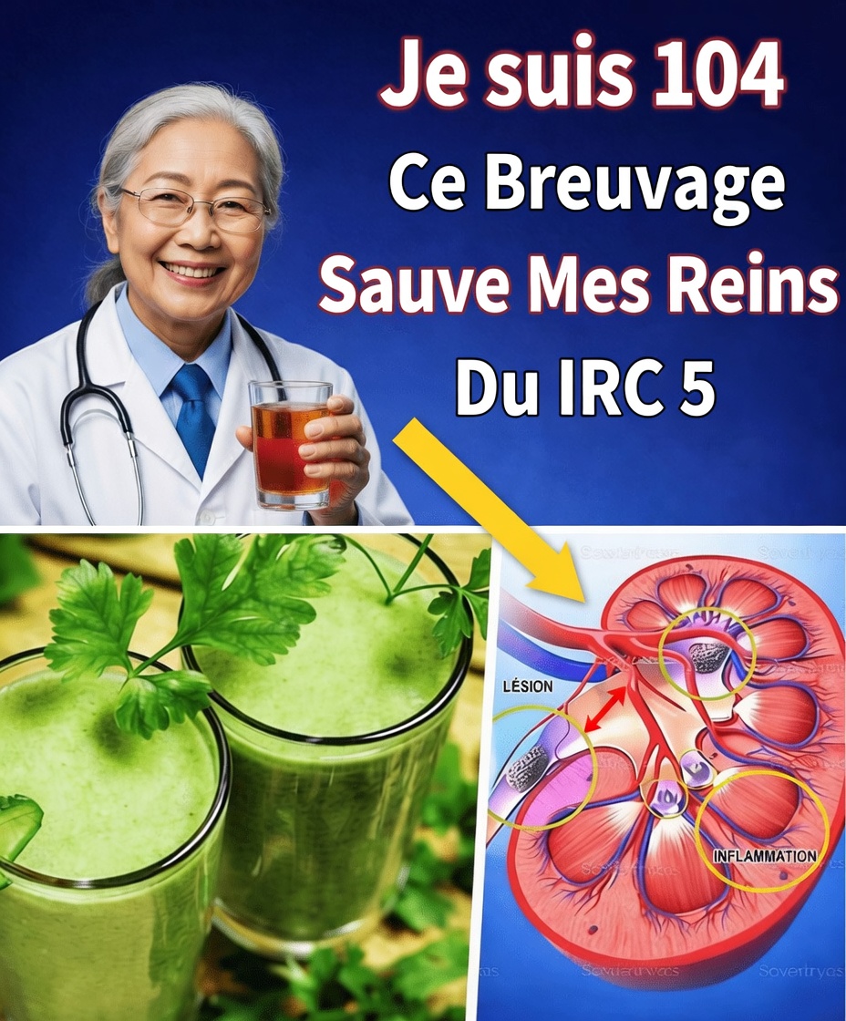 Senior : 12 meilleures boissons du matin pour éliminer les toxines et faire baisser rapidement la créatinine ! Traitement de la maladie rénale