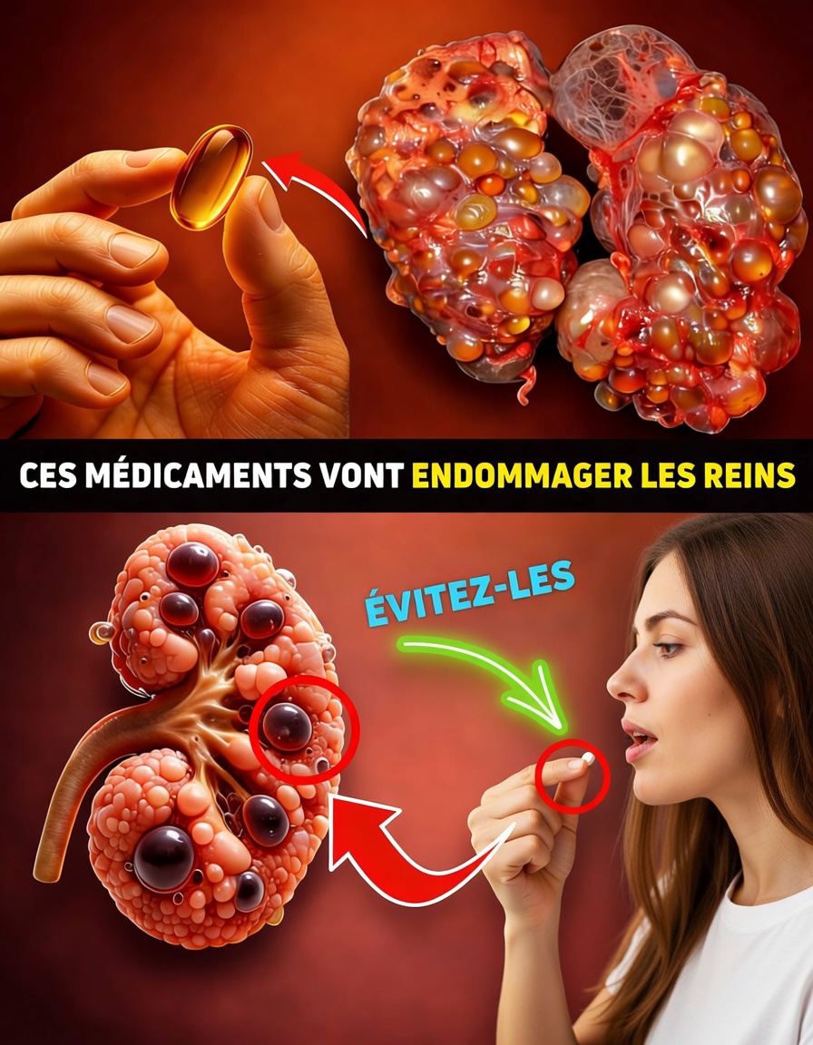 10 médicaments courants qui pourraient détruire vos reins en silence