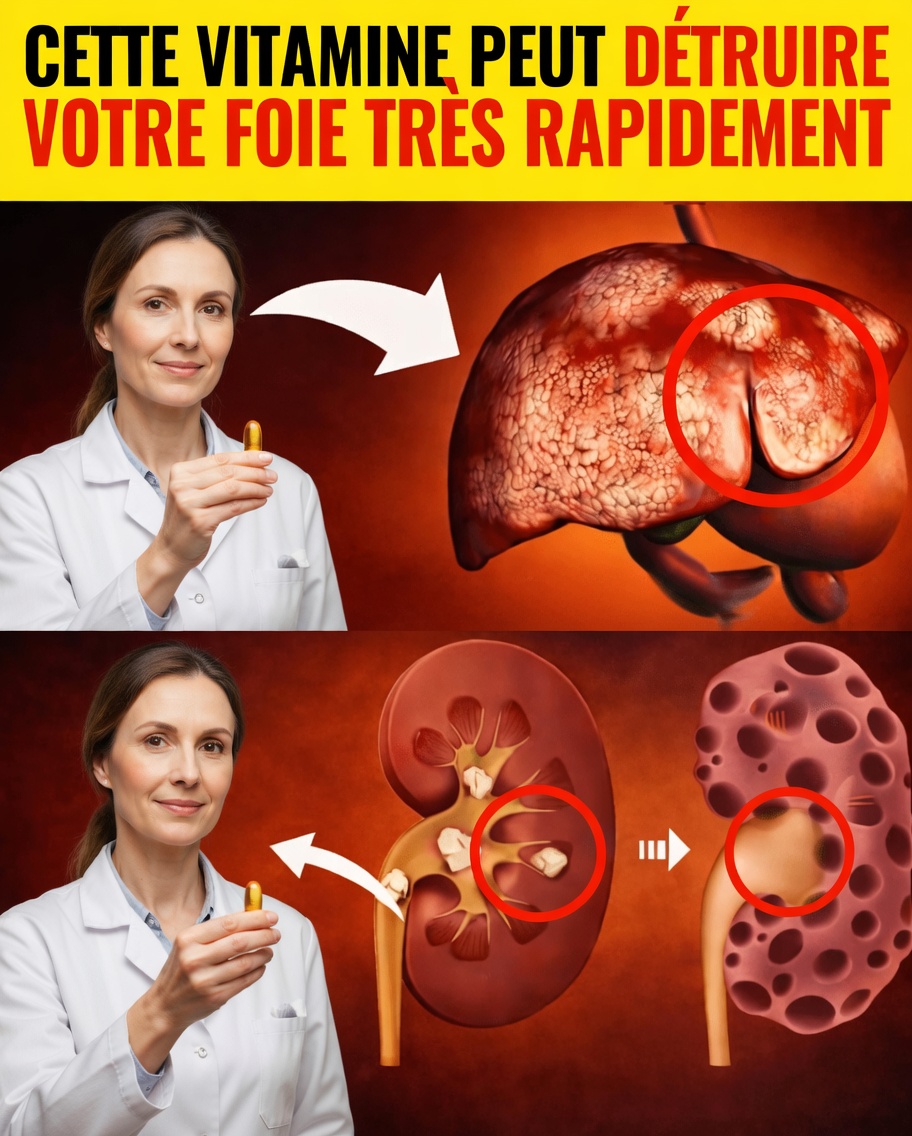 Vérité choquante : vos vitamines quotidiennes pourraient saboter silencieusement vos organes