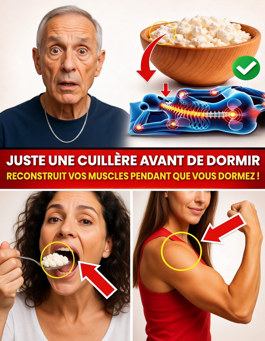 Seniors, ce puissant porridge nocturne RECONSTRUIT vos MUSCLES pendant votre SOMMEIL !