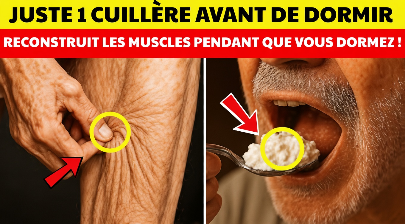 Seniors, ce puissant porridge nocturne RECONSTRUIT vos MUSCLES pendant votre SOMMEIL !