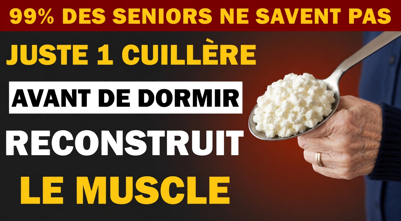 Seniors, ce puissant porridge nocturne RECONSTRUIT vos MUSCLES pendant votre SOMMEIL !